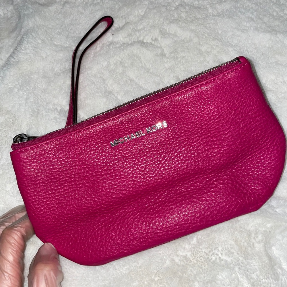 Michael Kors Pink Wristlet Bag